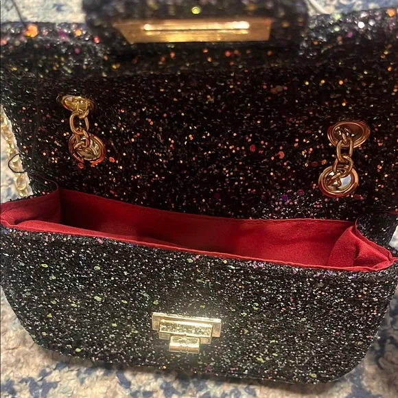 Purple Sparkle Glam Mini Purse - Picture 2 of 2